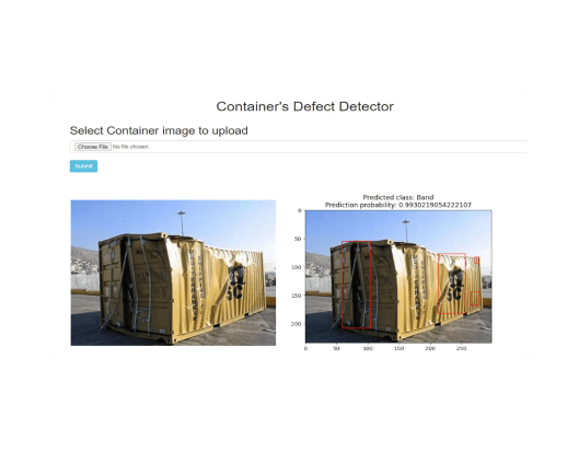 Container Defects Detection System for a Global Port Operator