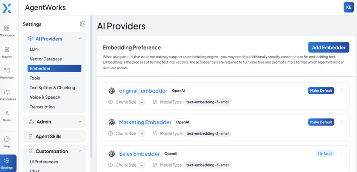 Embedder